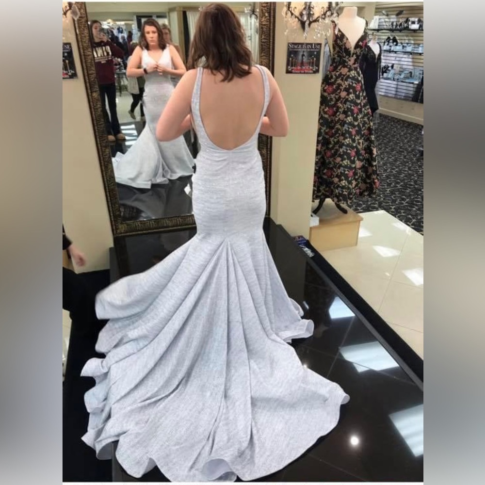 GLITTER PROM DRESS
